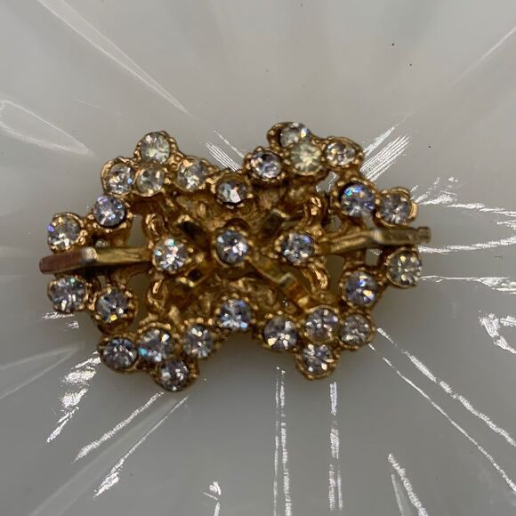 Vintage Deco Rhinestone Pin Brooch - Picture 1 of 3